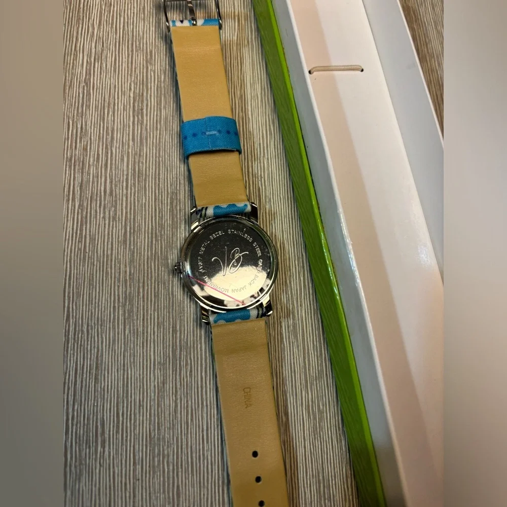 NWT Vera Bradley Blue Floral Watch